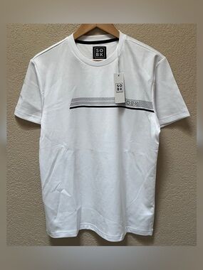 SOBK Men’s White Color T-Shirt Size-Medium